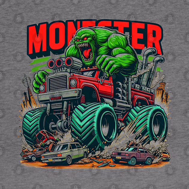 Monster Jam Truck by T-shirt US